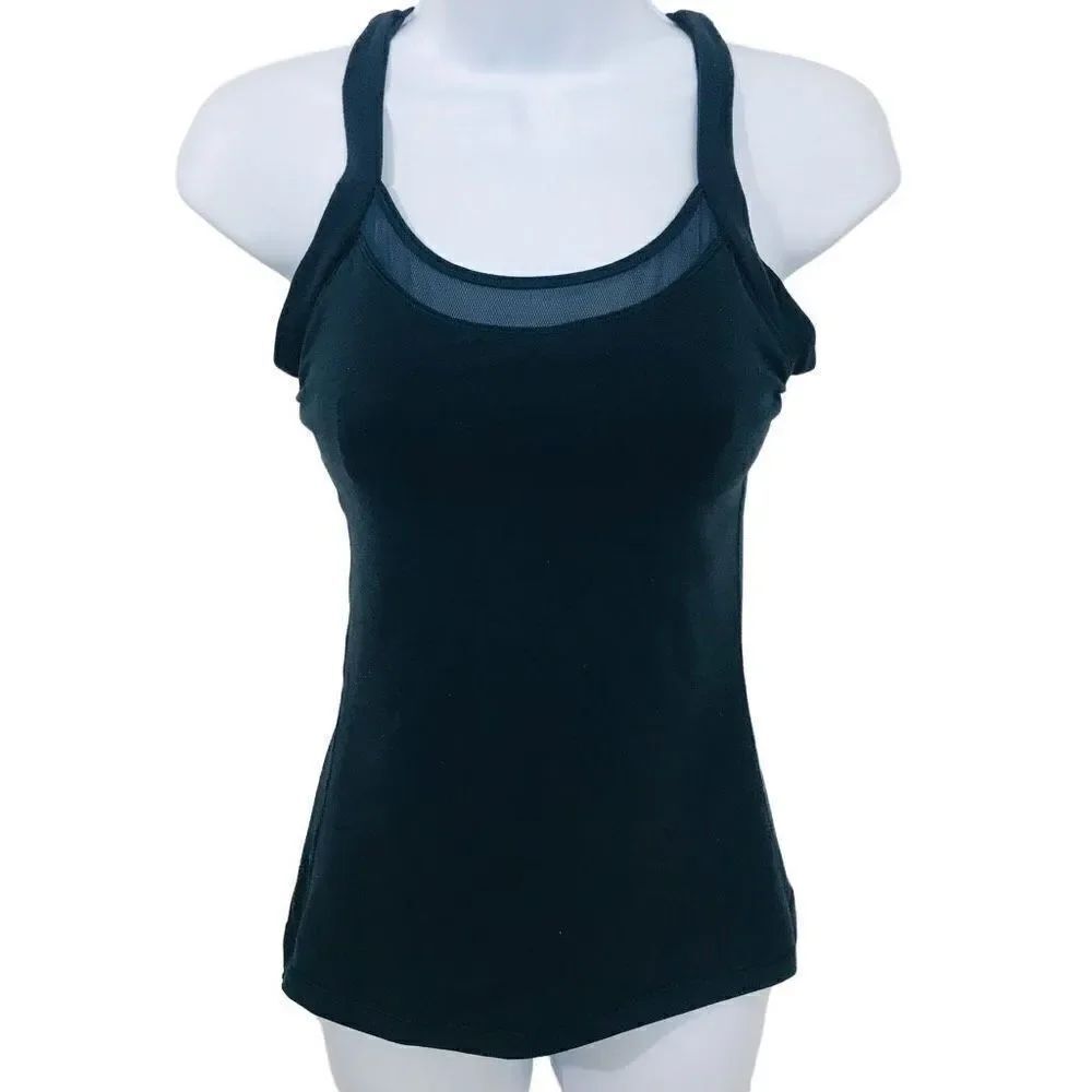 Lululemon Rally Your Heart Tank dark blue size 4. A338